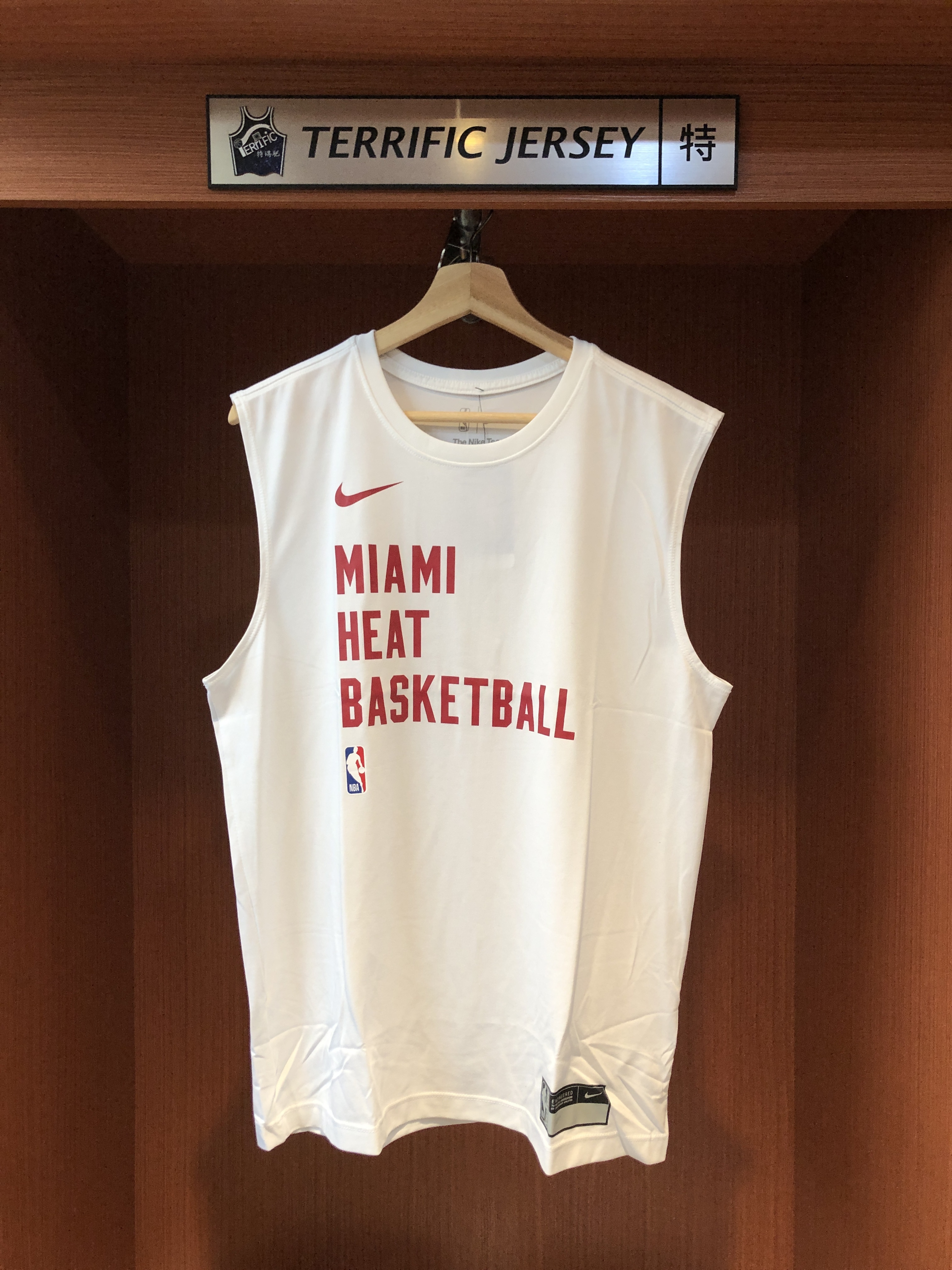 NBA背心 Miami Heat 邁阿密熱火白 23-24 熱身背心 球員實穿款 Nike Practice Tank Top 排汗背心 全新