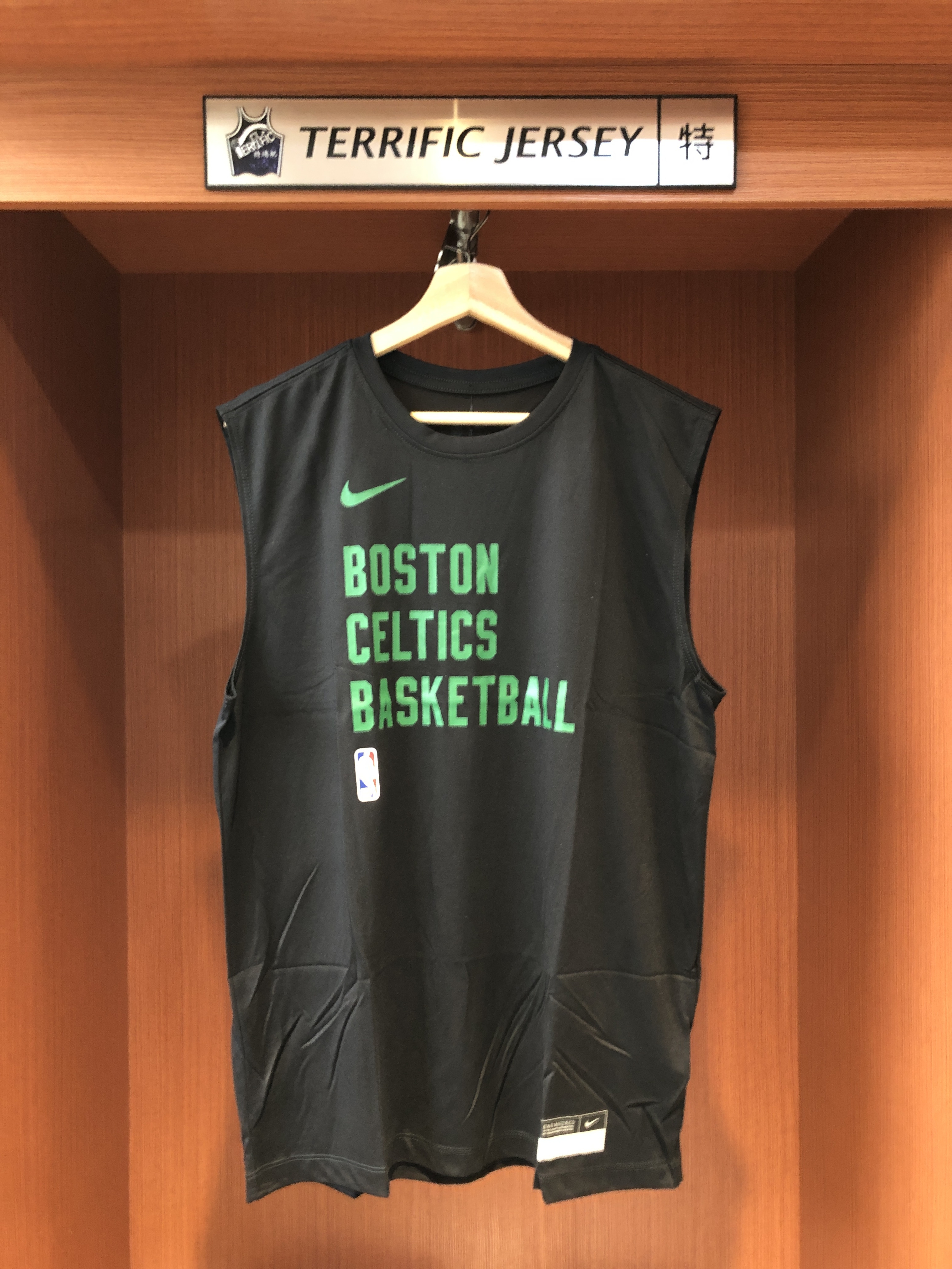 NBA背心 Boston Celtics 波士頓塞爾提克黑 23-24 熱身背心 球員實穿款 Nike Practice Tank Top 排汗背心 全新
