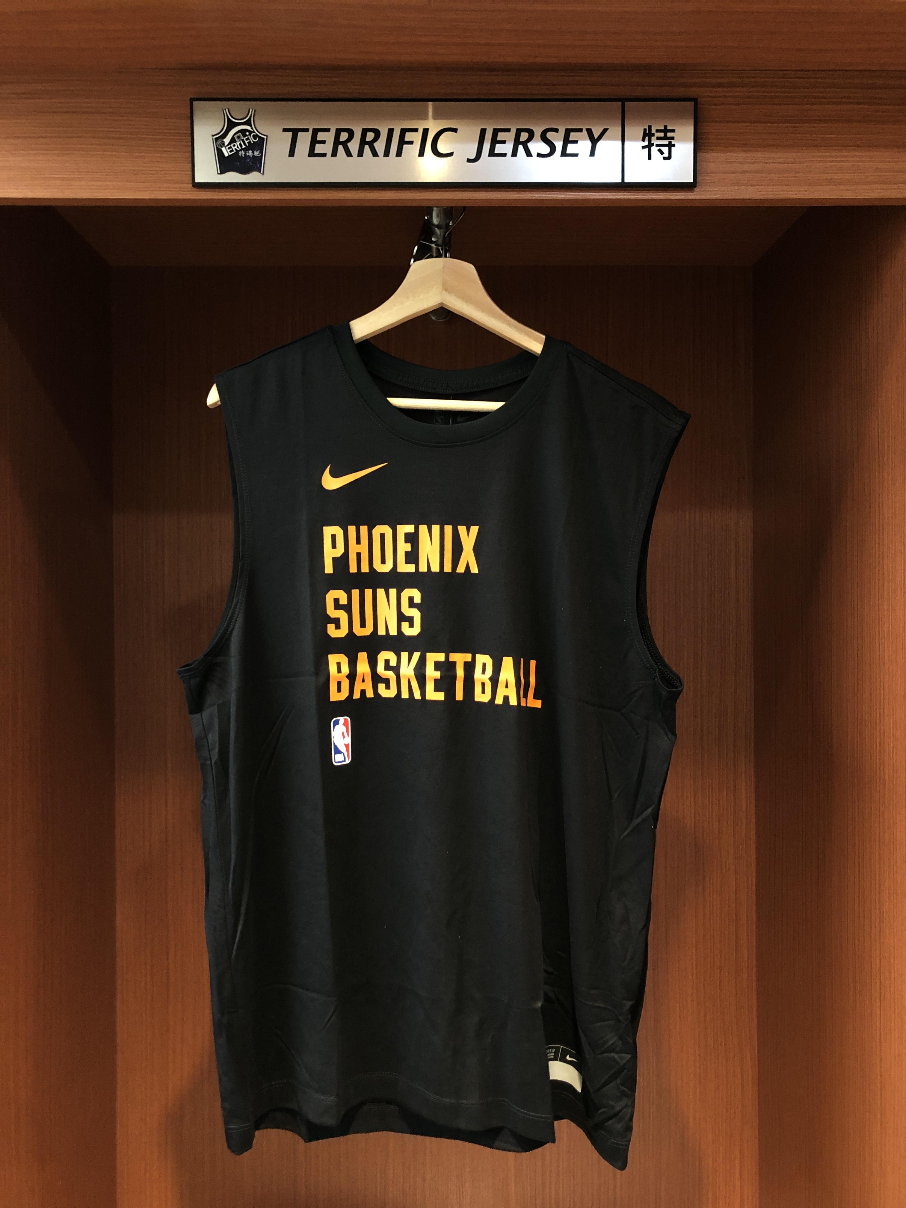 NBA背心 Phoenix Suns 鳳凰城太陽黑 23-24 熱身背心 球員實穿款 Nike Practice Tank Top 排汗背心 全新
