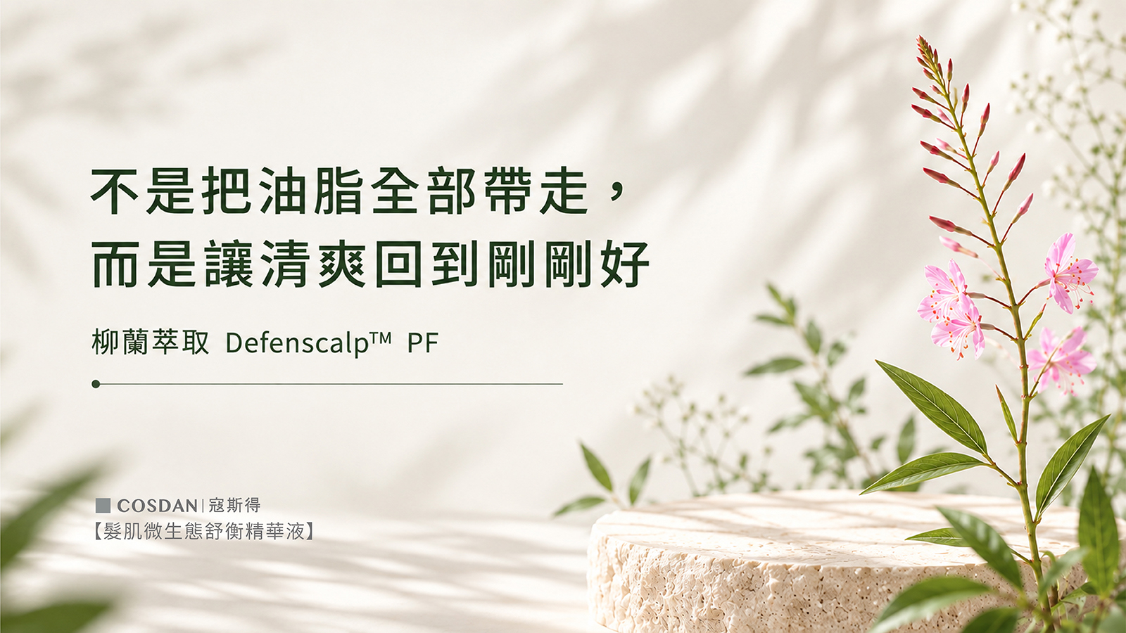 Defenscalp P 柳蘭萃取物 髮肌微環境舒衡