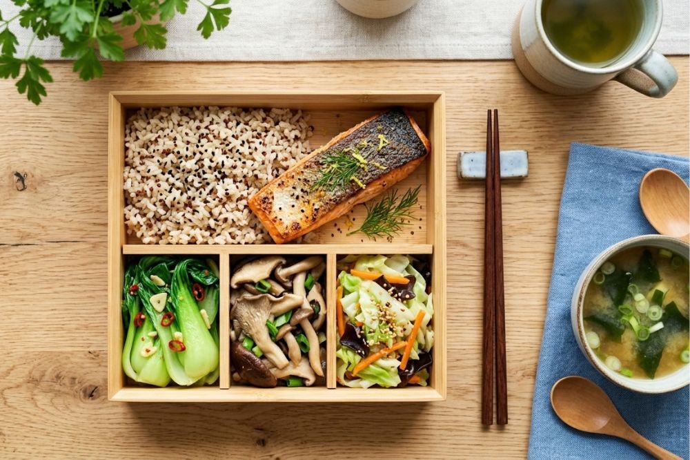 便當選菜看這裡，色彩繽紛就是蔬菜嗎？