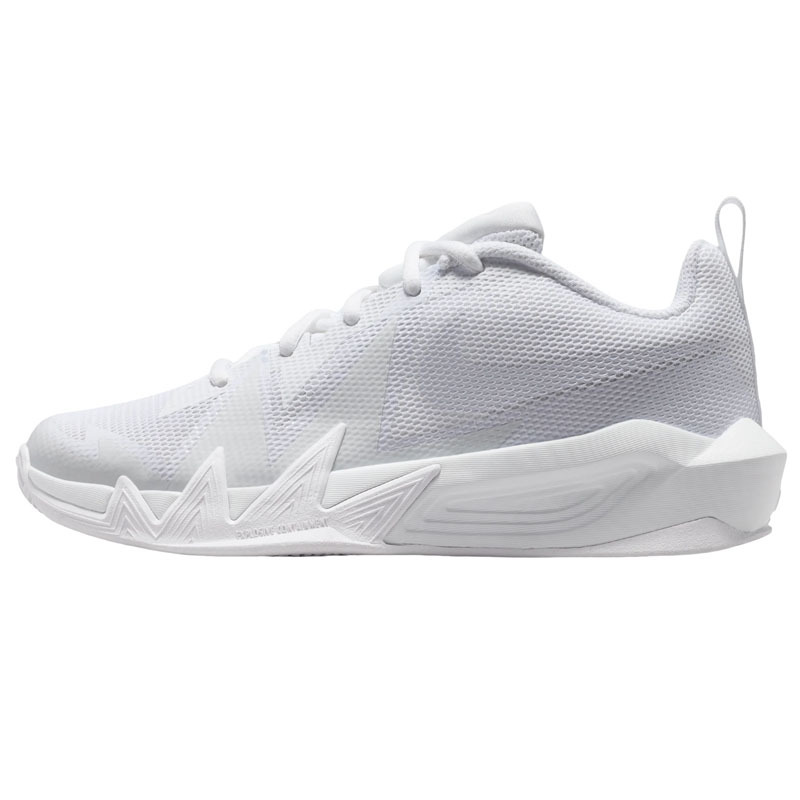 （海外連線代購）大童鞋 女鞋 NIKE S.T. DYNAMITE GS 全白 透氣 運動 實戰 籃球鞋【IH2308-103】