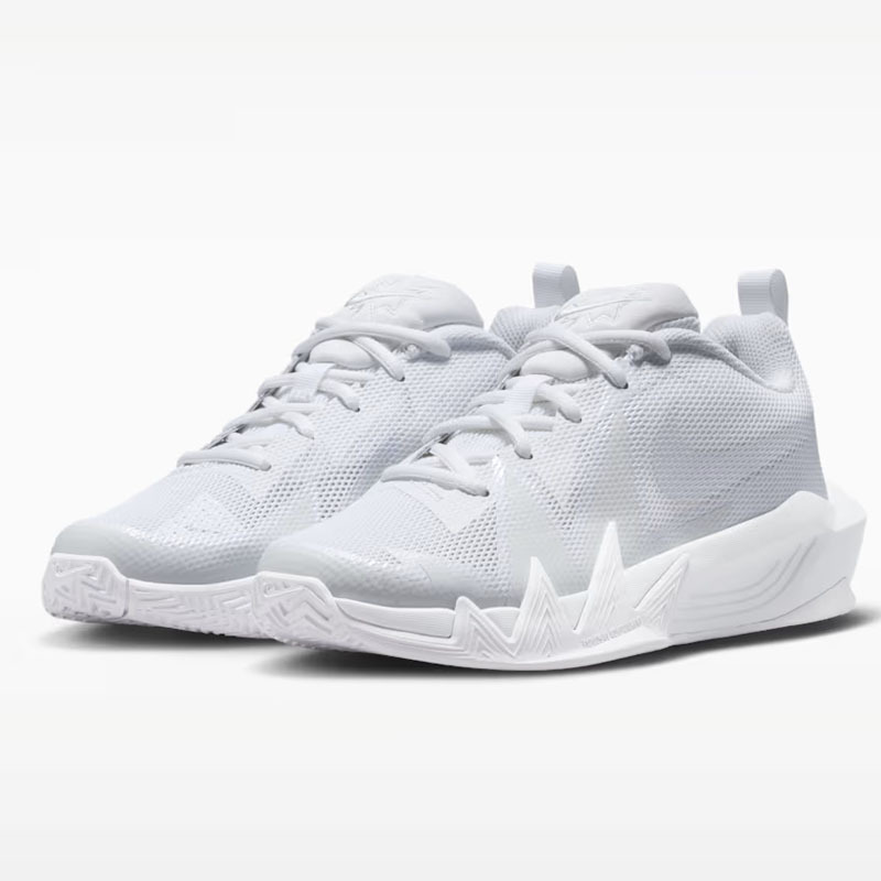 （海外連線代購）大童鞋 女鞋 NIKE S.T. DYNAMITE GS 全白 透氣 運動 實戰 籃球鞋【IH2308-103】