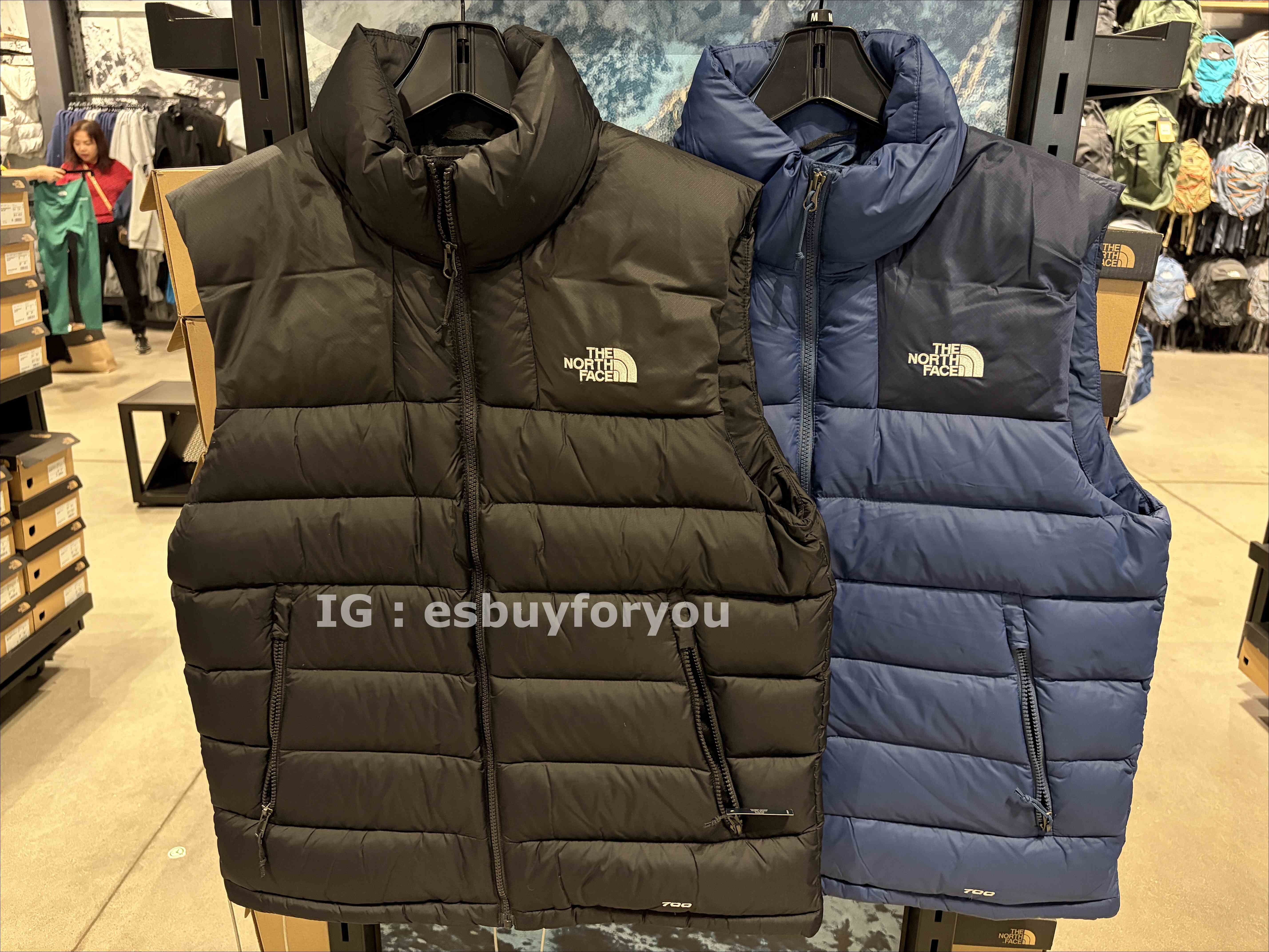 THE NORTH FACE 男大人 700蓬鬆羽絨 防潑水 刺繡標 背心 (2色)