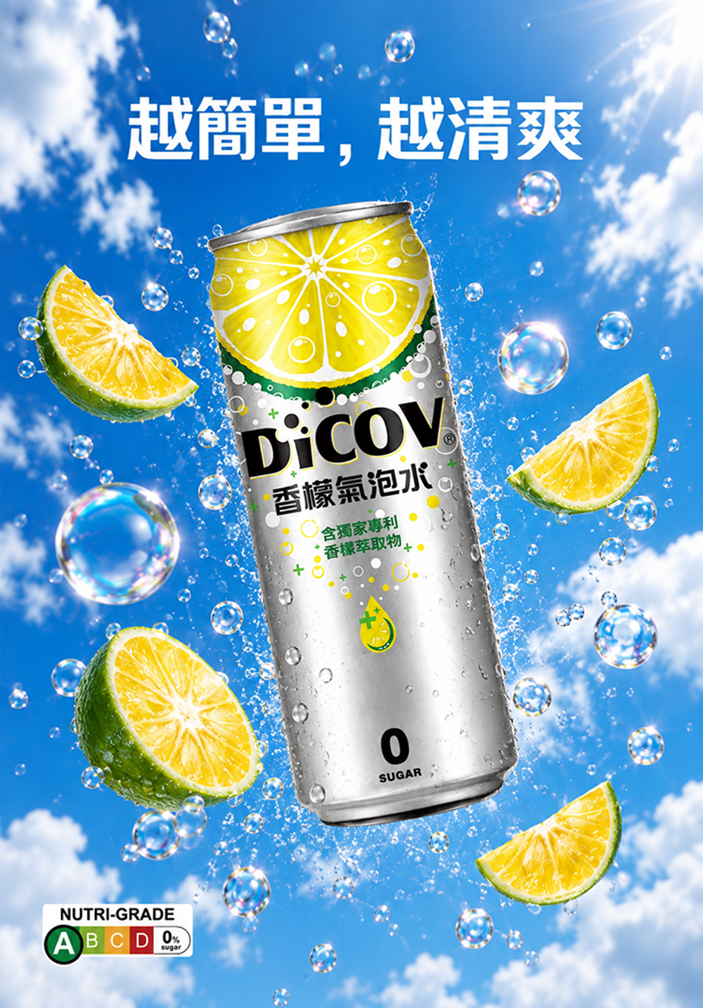 DiCOV| 香檬氣泡水