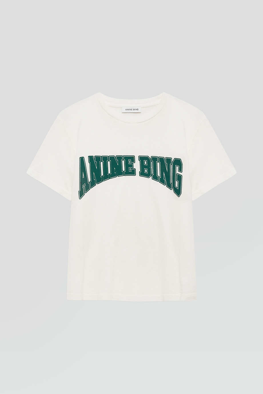 Anine Bing｜SHELLEY 圓領短版棉質短袖T恤