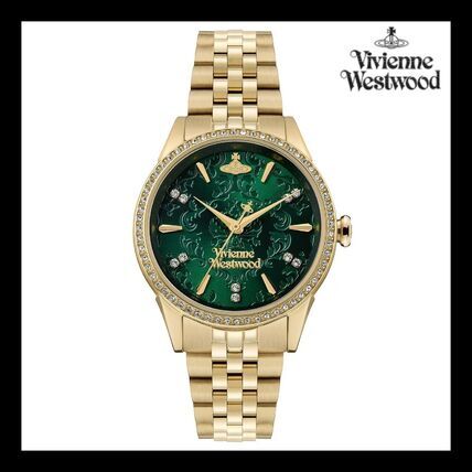 VV327GRGD Vivienne Westwood 32mm 綠色 碎花 不鏽鋼 女裝 手錶 (香港行貨)