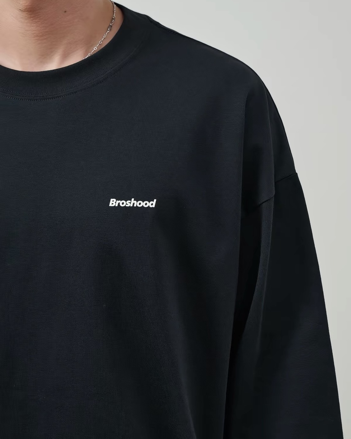 #預購 Broshood 26AW 日系寬鬆百搭 索羅娜 立體LOGO印花 基礎打底長踢 四色
