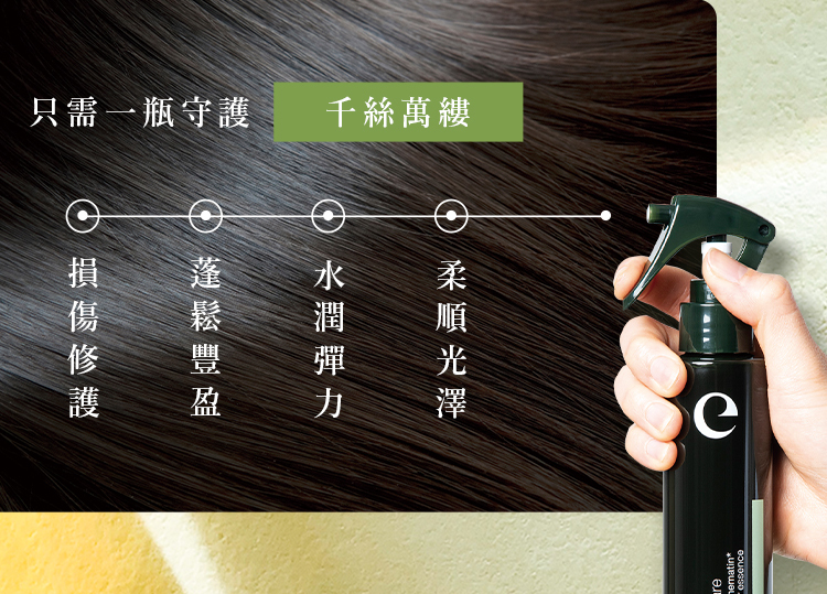 epo黑馬劑一瓶完成髮絲修護