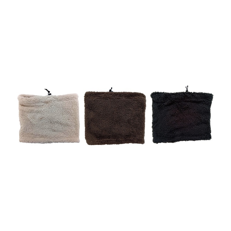 圍脖/毛絨 素色 23×28cm