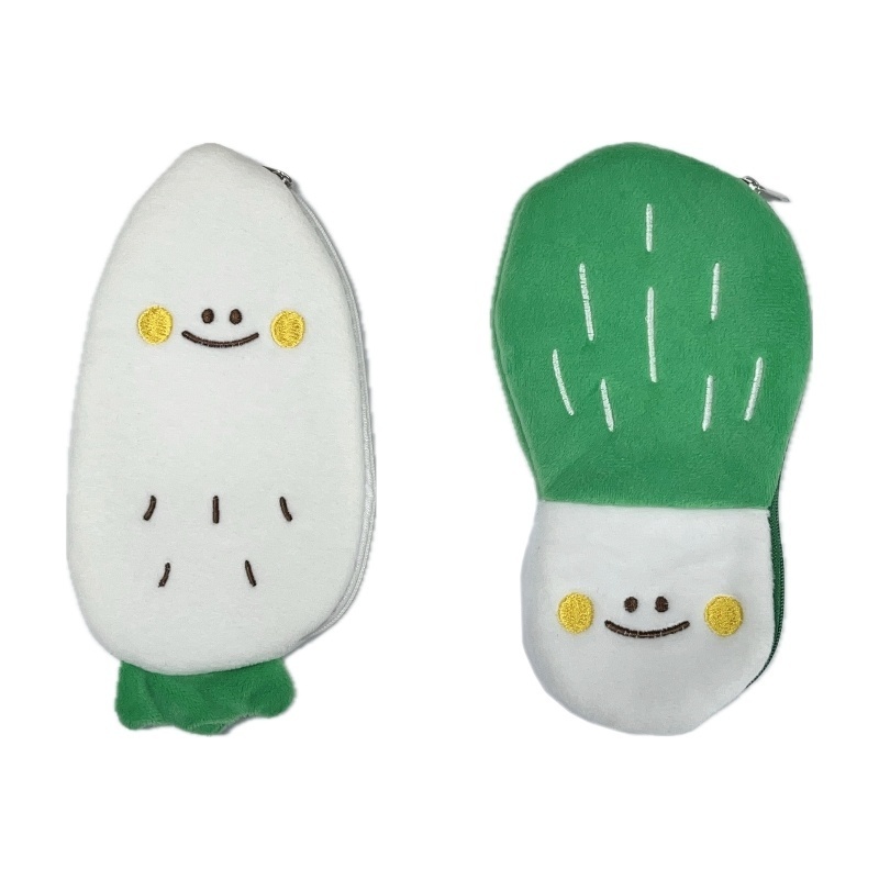造型筆袋/白蘿蔔、青江菜