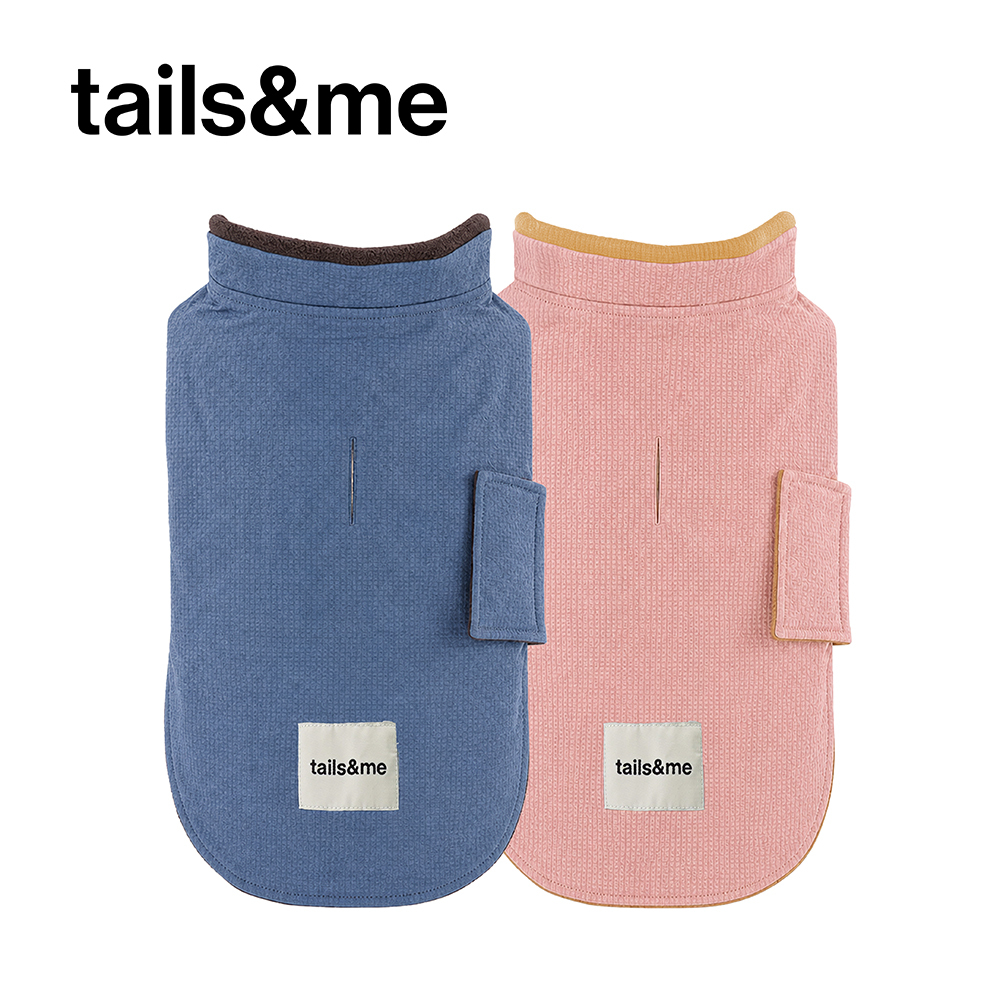 tails&me 尾巴與我｜寵物魔鬼氈可調外套​ (共五色 / XS-XXXL)