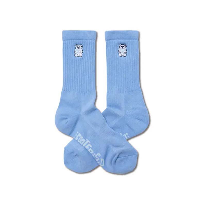 BFF Best Foot Friend Lovely Bear 可愛小熊 中筒襪 小腿襪 藍色 BFF-55 [台灣現貨]