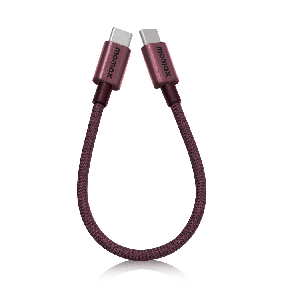 20cm USB-C to USB-C 充電編織短線