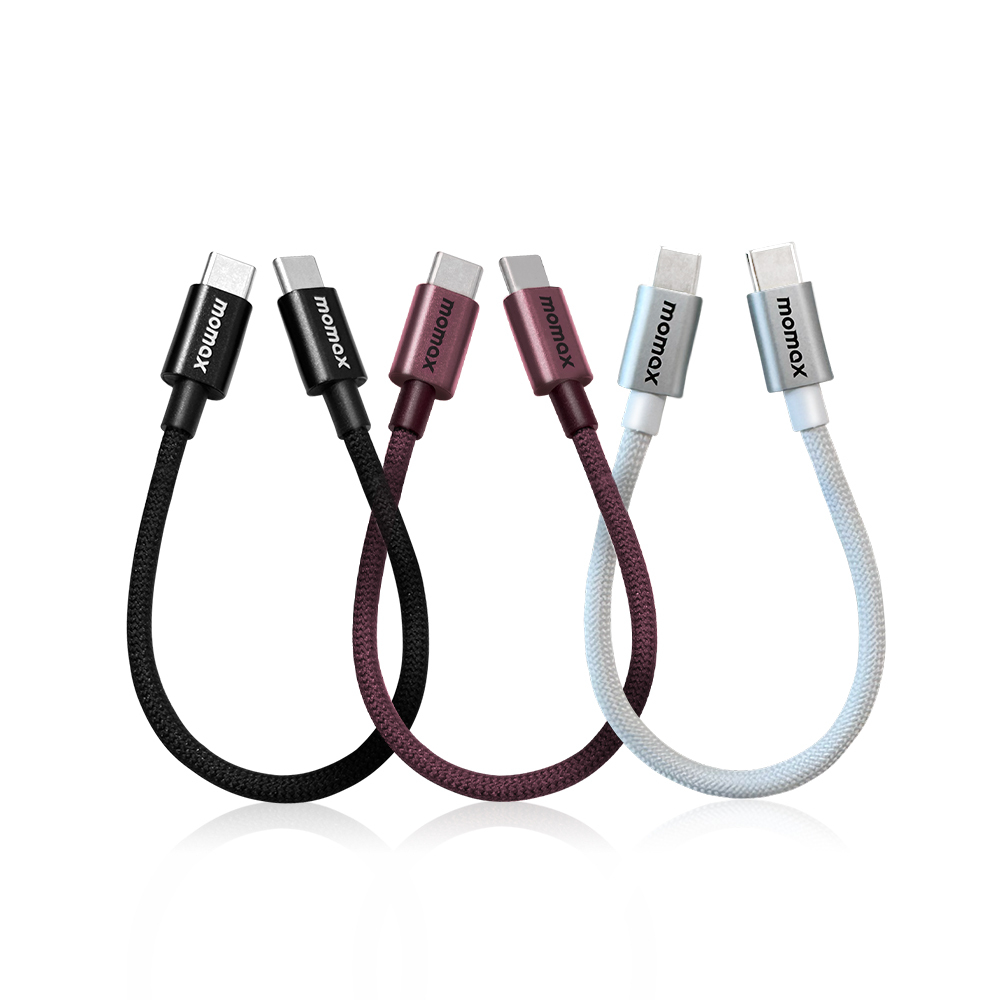 20cm USB-C to USB-C 充電編織短線