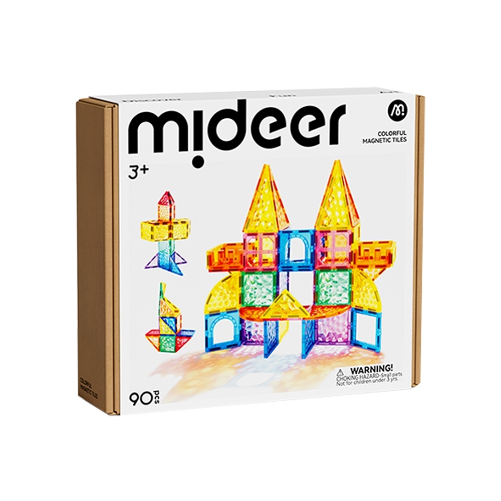 【樂森藥局】mideer 多彩透光磁力片 90片