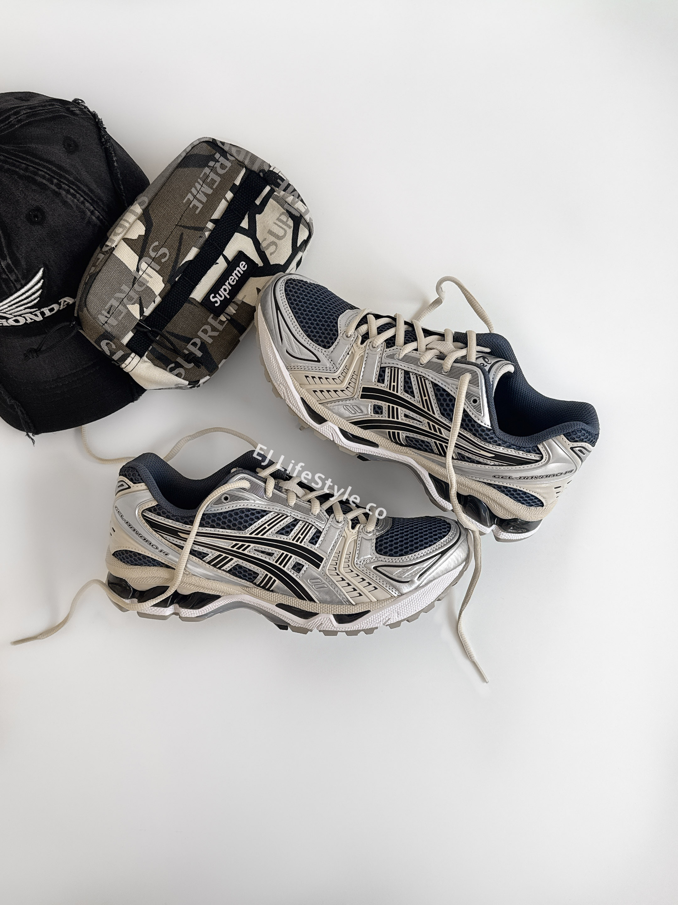 ASICS GEL-KAYANO 14 "CARRIER GREY BLACK" 灰銀奶油 黑銀 奶油 男女鞋 1203A537-026 / 現貨