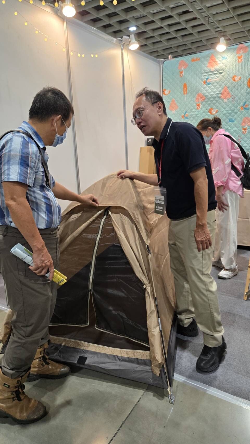 台北戶外用品展 solo one 單人輕量戰術帳篷現場解說