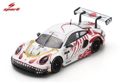 [預訂] SPARK 1/18 保時捷Porsche GT3 R No.8 AO Racing 鈴鹿 1000 公里賽 2026 冠軍- L. Heinrich - A. Picariello - J. Andlauer (With pit board)