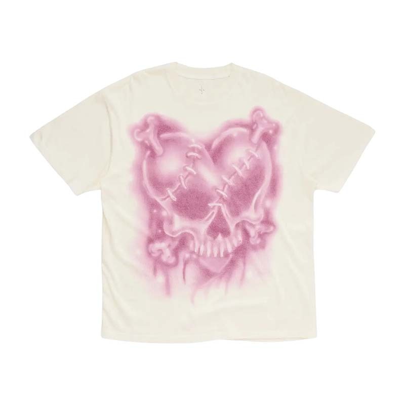 Travis Scott Cactus Jack Airbrush Angel Tee 聯名 休閒 短袖 米白色 LATS-SS01 [台灣現貨]