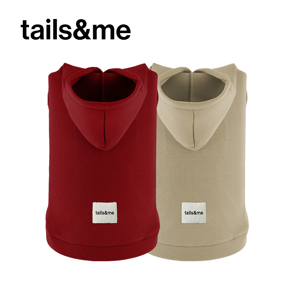 tails&me 尾巴與我｜寵物太空棉短袖帽T​ (共五色 / XS-XXL)