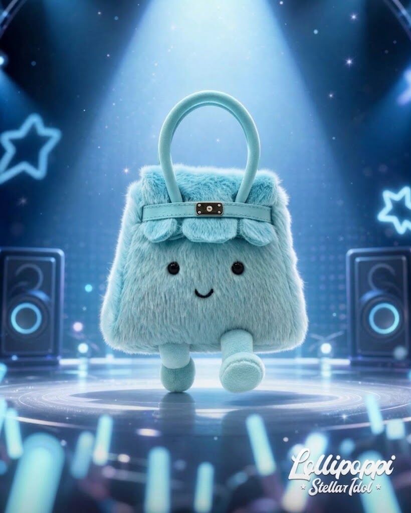 (現貨)🔥一件包郵🔥 Lollipopp Plush BagCharm Blind Box - Stellar Idol Series