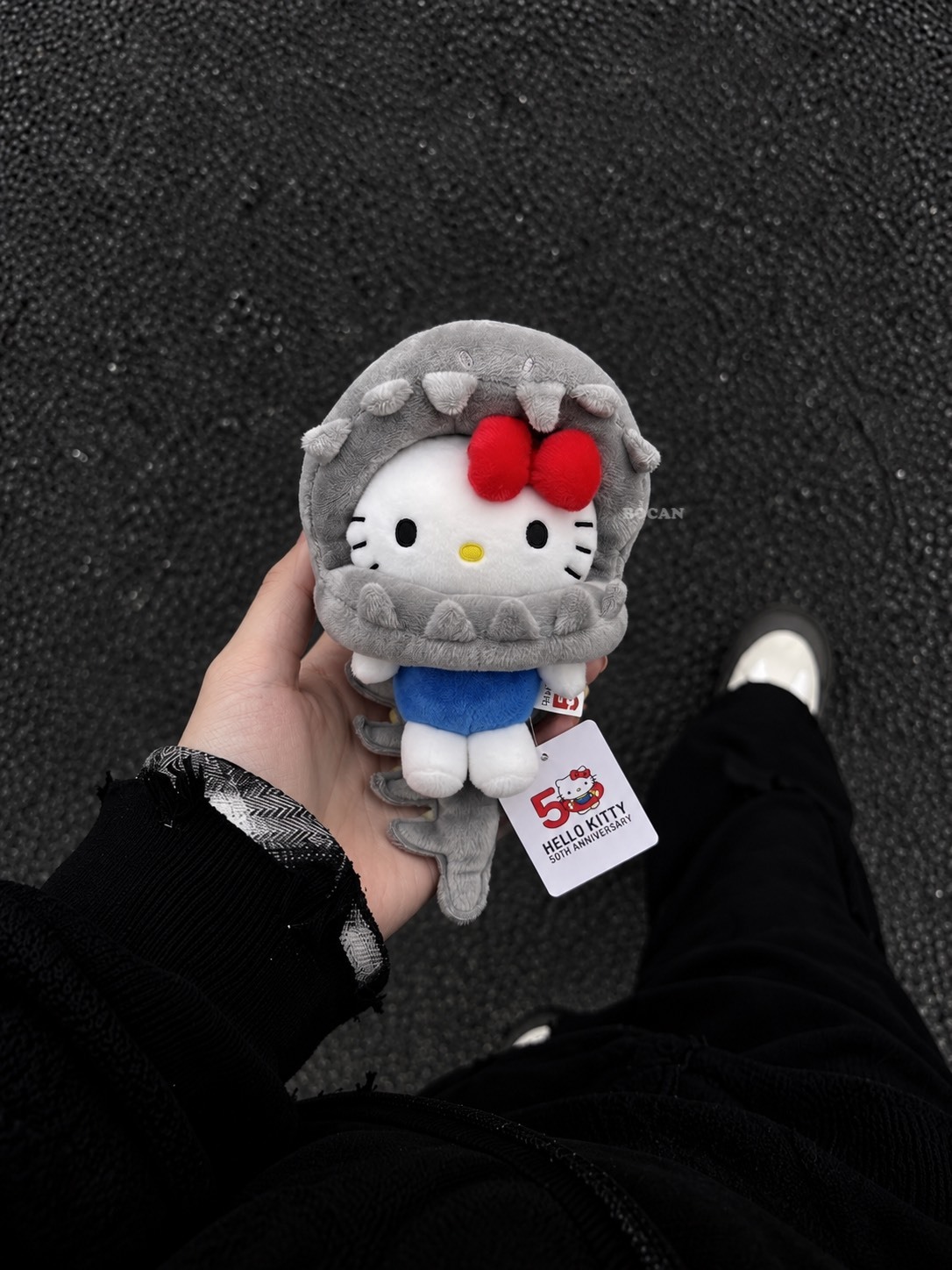 正版授權 SANRIO X E-STRONG 三麗鷗 可拆 恐龍骨 毛絨 吊飾 七款