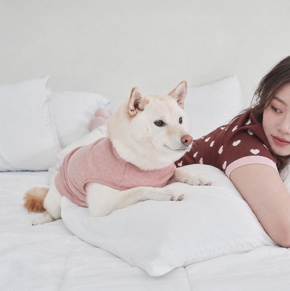 tails&me 尾巴與我｜ 經典寵物衣 寵物紋理無袖背心 (共三色 / XS-XXXL)