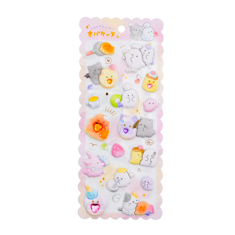 Obakenu Marshmallow Sticker (Café)