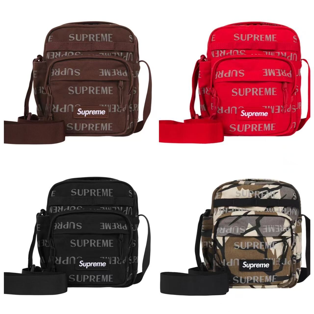 【預購】JM100808 Supreme Shoulder Bag (FW26)經典字母單肩斜背小包