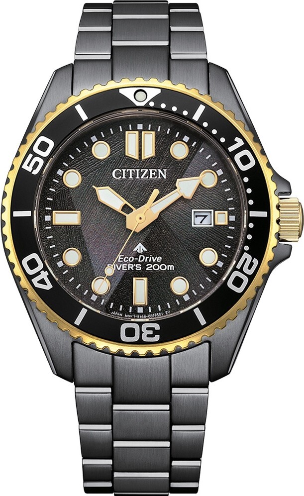 萬年鐘錶 - Citizen PROMASTER 星辰錶  LIGHT in BLACK 闇影之光 50週年限量200米光動能潛水錶 BN0264-53E 錶徑40.6MM