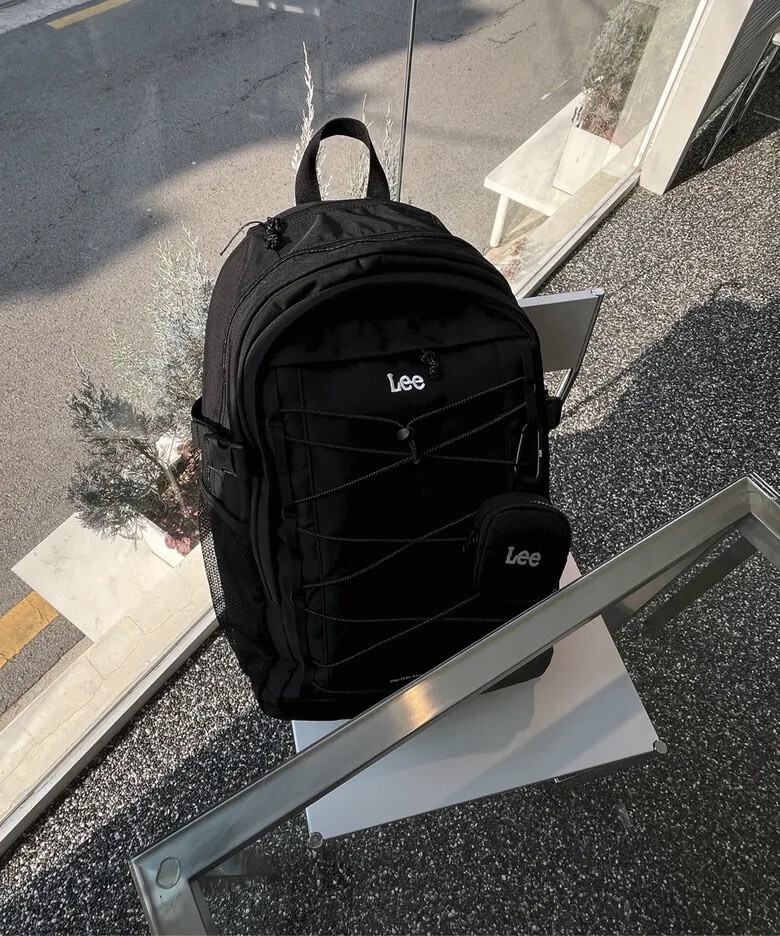 韓國限定🇰🇷 LEE AIR-LEE BACKPACK 33L 多夾層 後背包 上學包 包包 電腦包 黑色 LE2601BG22BK / 現貨