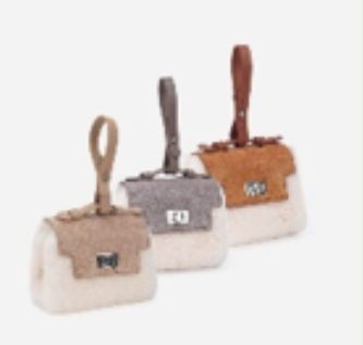 CA261007-G46-[澳洲直送]-澳洲Ozlana UGG Mini Shearling Pouch（OZ5012）-Chestnut