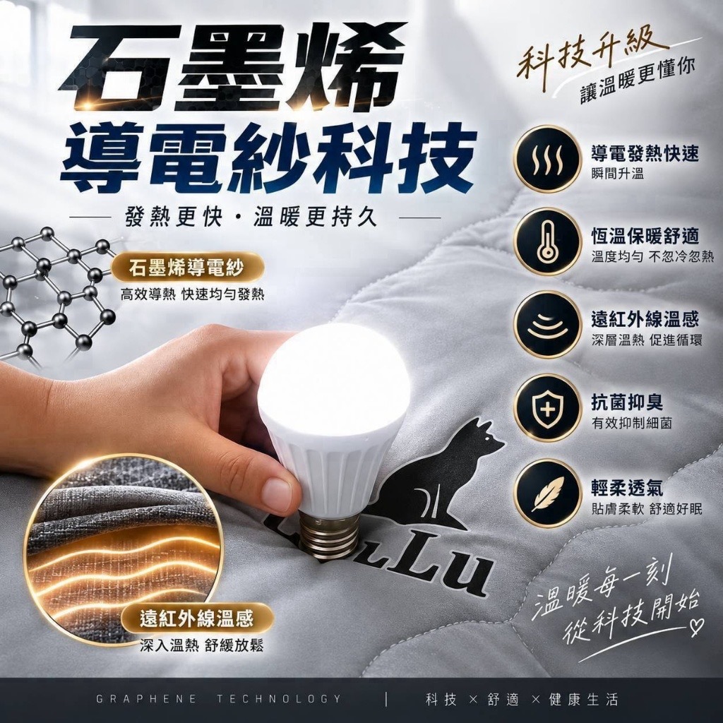 OLuLu石墨烯超導絲柔被