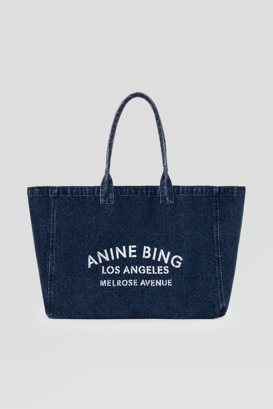 Anine Bing｜LEO 單寧帆布托特包