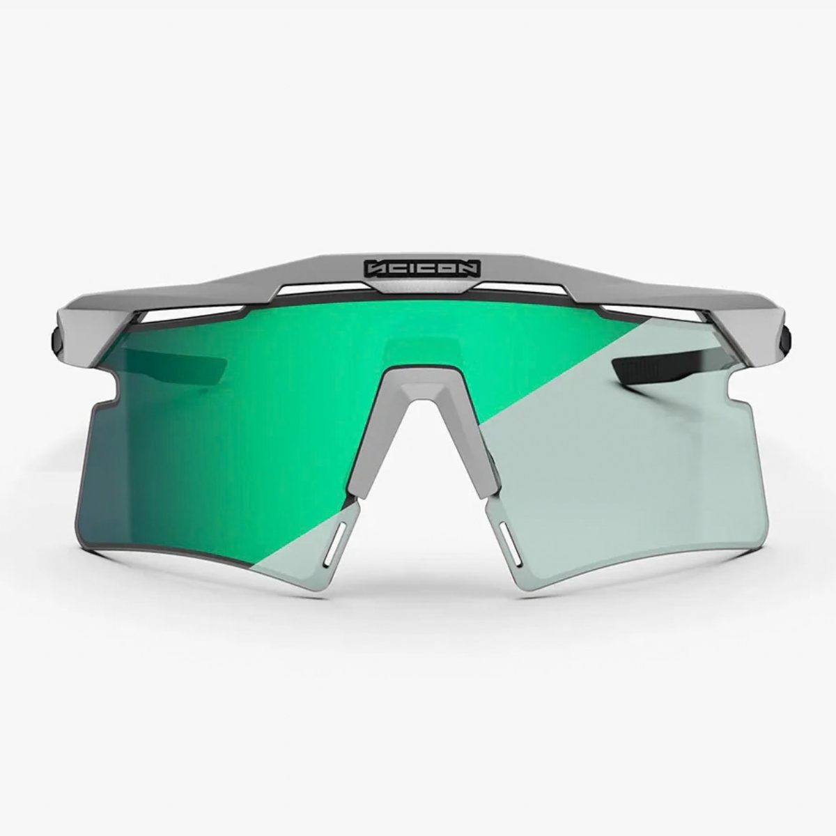 新款【SCICON】 AEROSHADE 2.0 TITANIUM 霧白框 / 鏡面綠變色片