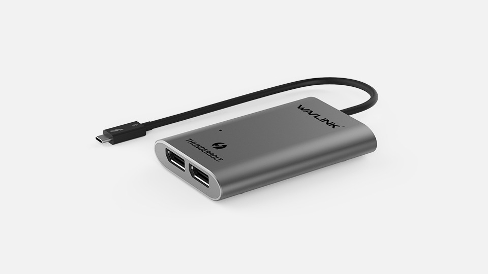 Wavlink WL-UTA21D 雷電 3 雙 DisplayPort 8K 影像轉接器
