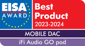 GO pod exact official EISA 2023–2024 award badge