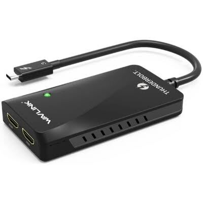 Wavlink WL-UTA01H 雷電 3 雙 HDMI 4K 影像轉接器