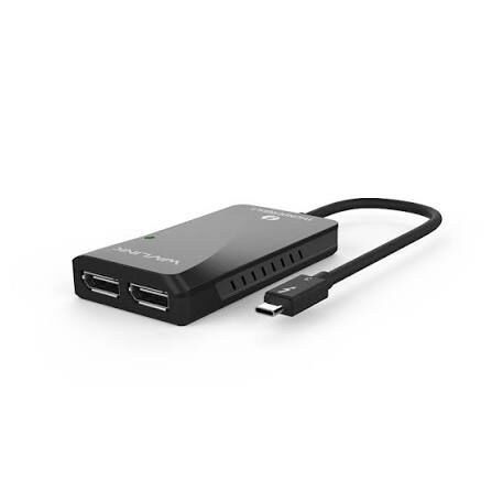 Wavlink WL-UTA01D 雷電 3 雙 DisplayPort 4K 影像轉接器