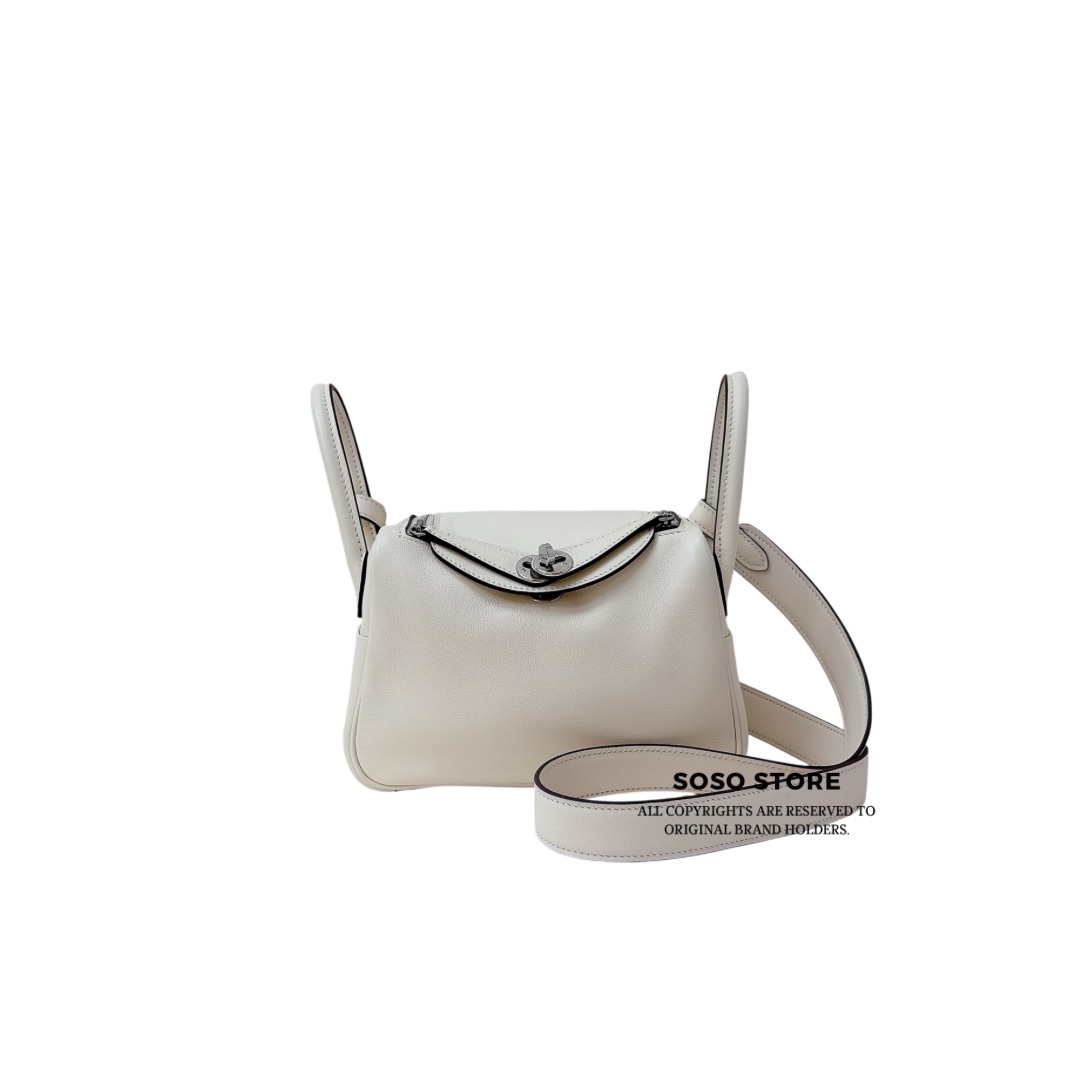 Hermès Mini Lindy - Nata / SHW