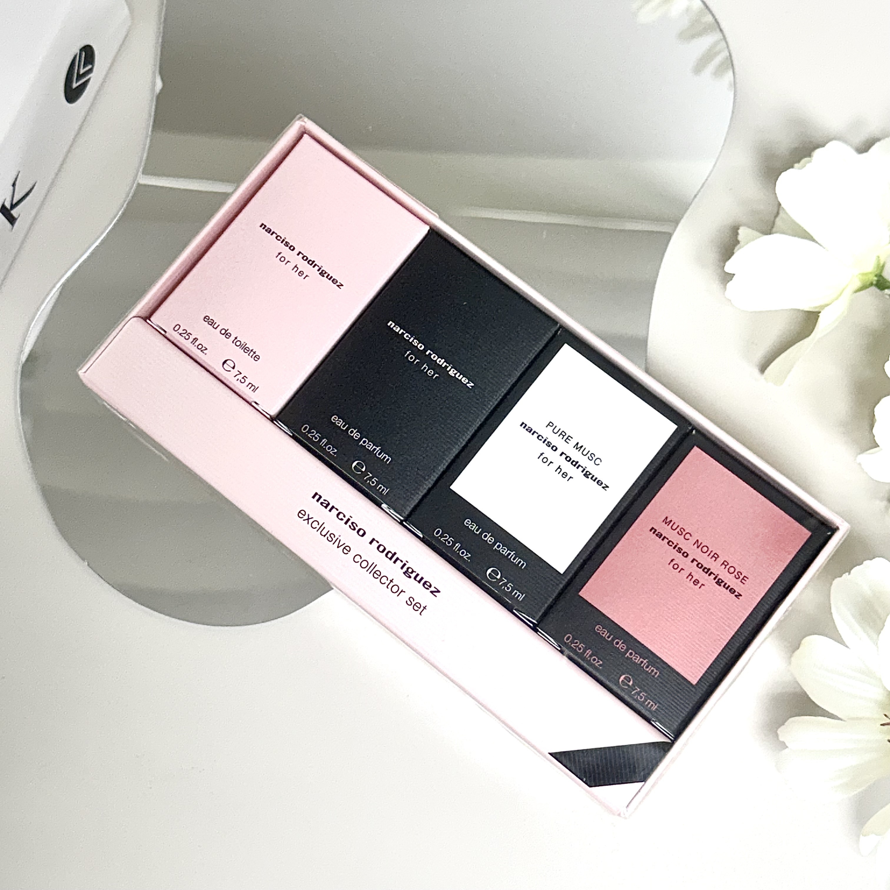Narciso Rodriguez 經典香氛禮盒 7.5ml×4｜聖誕交換禮物推薦