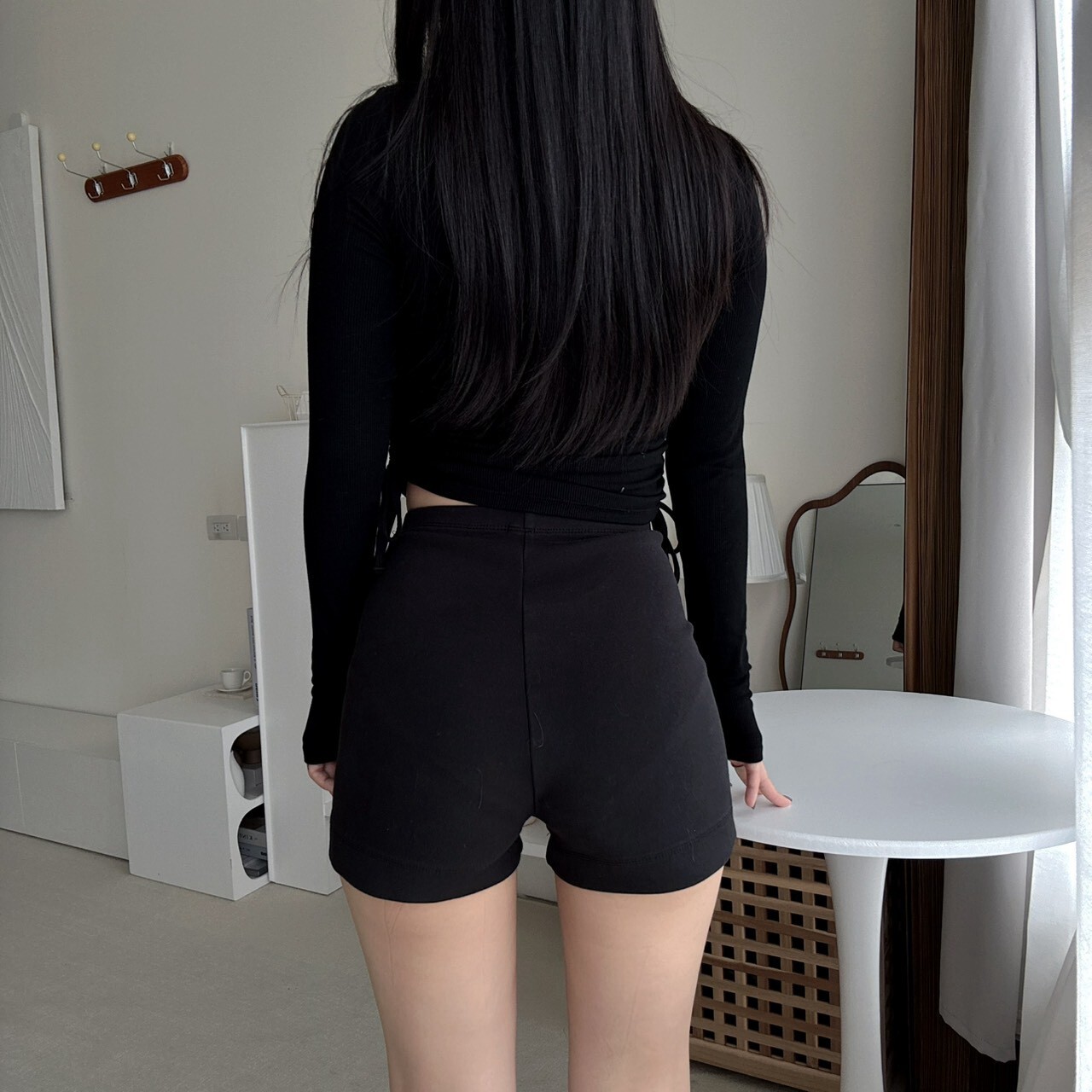 超高腰可外穿的舒服單車褲（預購）