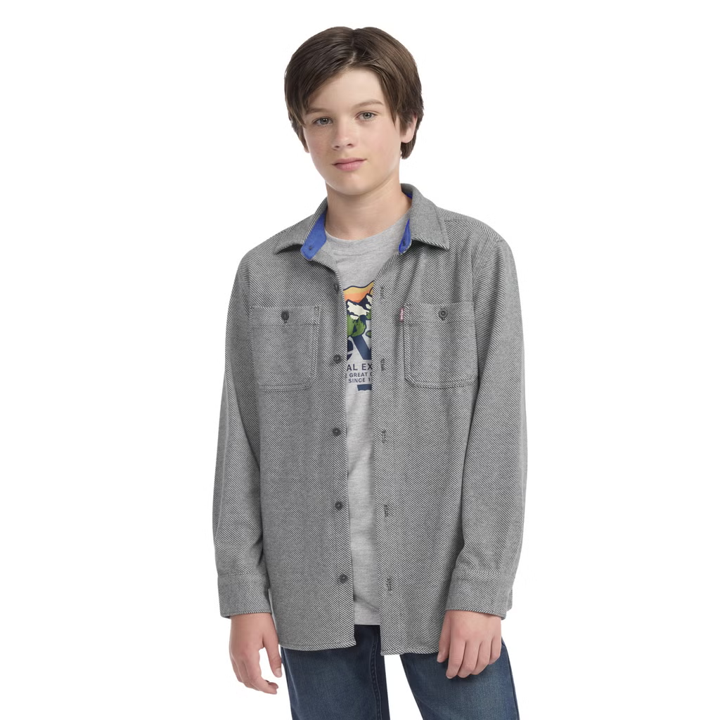 【預購】Levi's N100826 童裝長袖恤衫