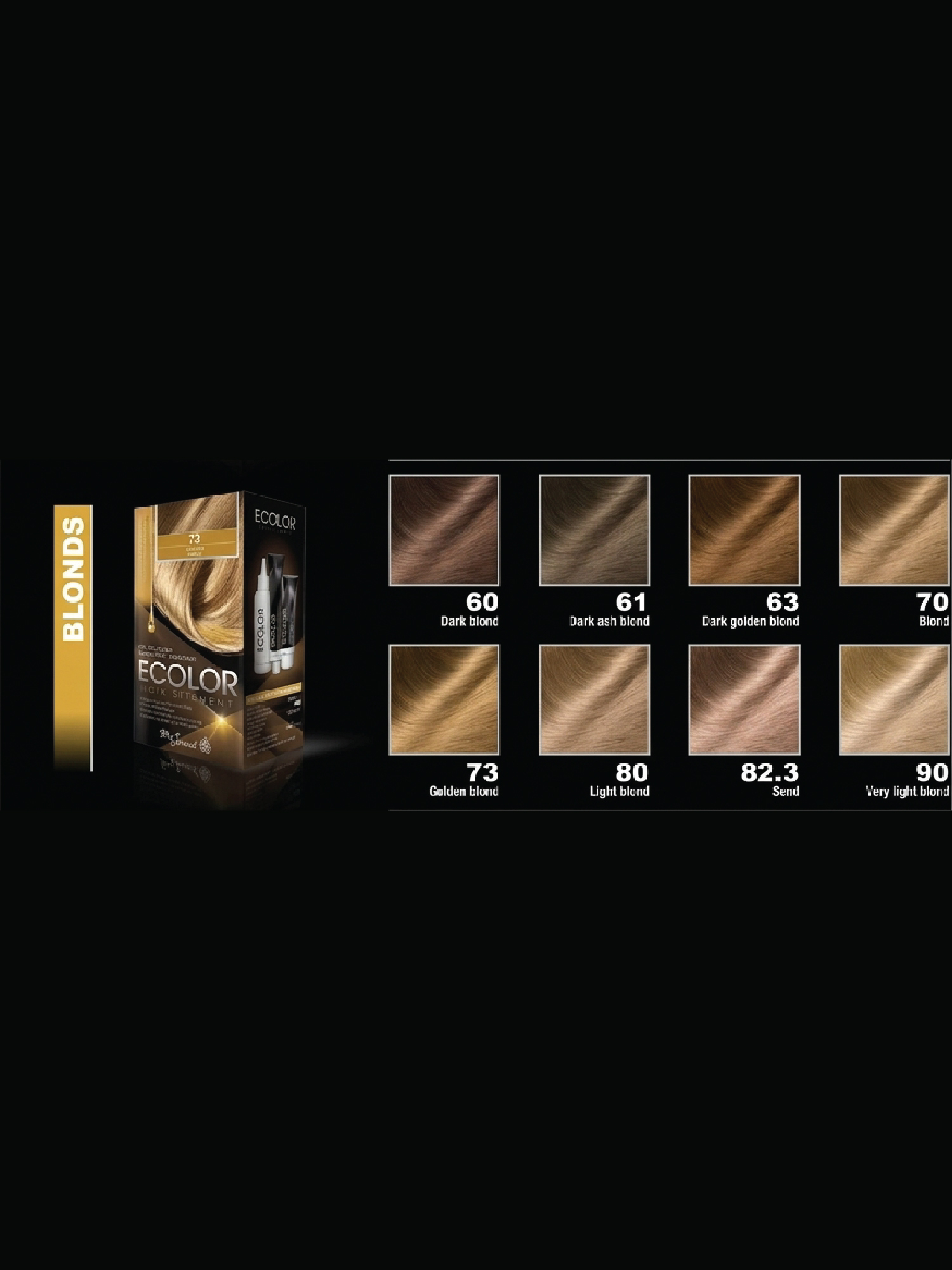 ECOLOR OIL SUPREME - Blond series (AMMONIA FREE)