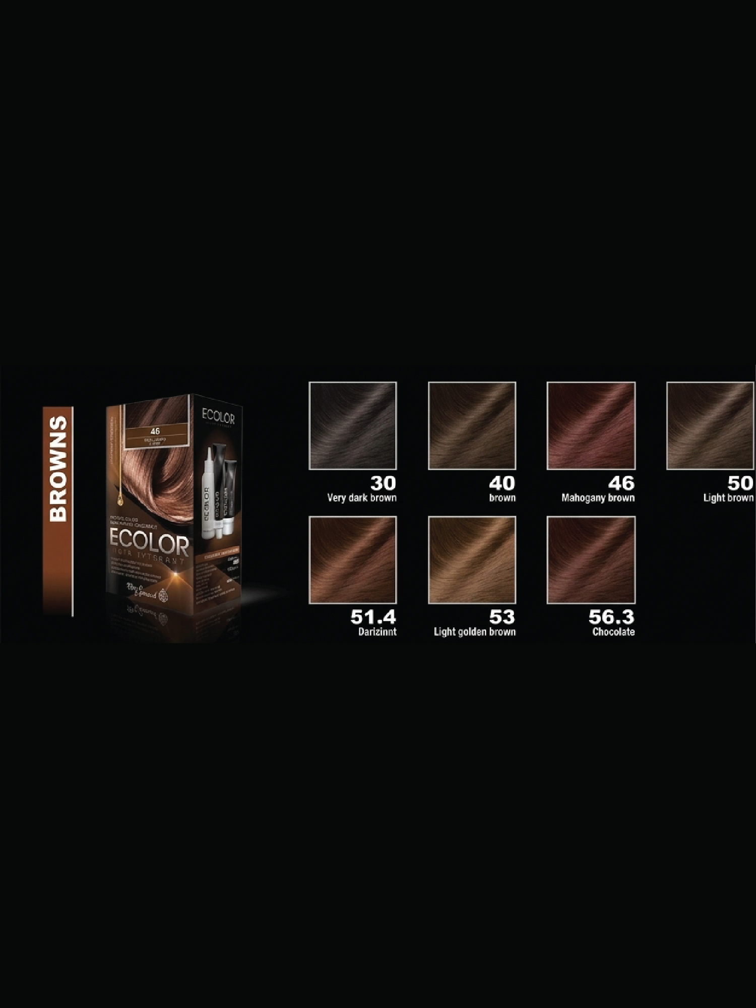 ECOLOR OIL SUPREME - BROWN series (AMMONIA FREE)