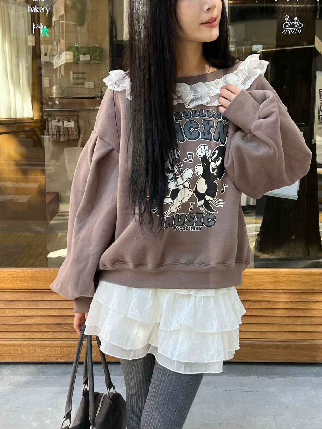 鬆緊蛋糕褲裙