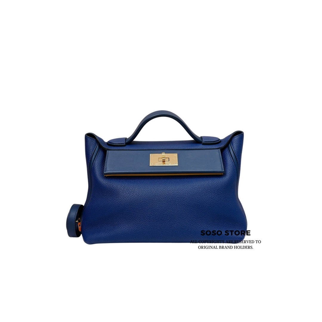 Hermes 24/24 - Bleu Saphir / GHW