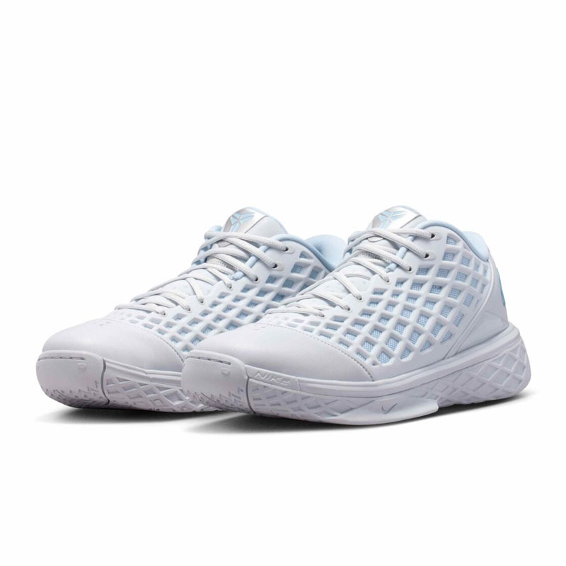 （海外連線代購）男鞋 NIKE KOBE 3 LOW Pure Platinum 白灰 灰藍 曼巴 氣墊 緩震 實戰 籃球鞋【IV7127-001】KOBE3