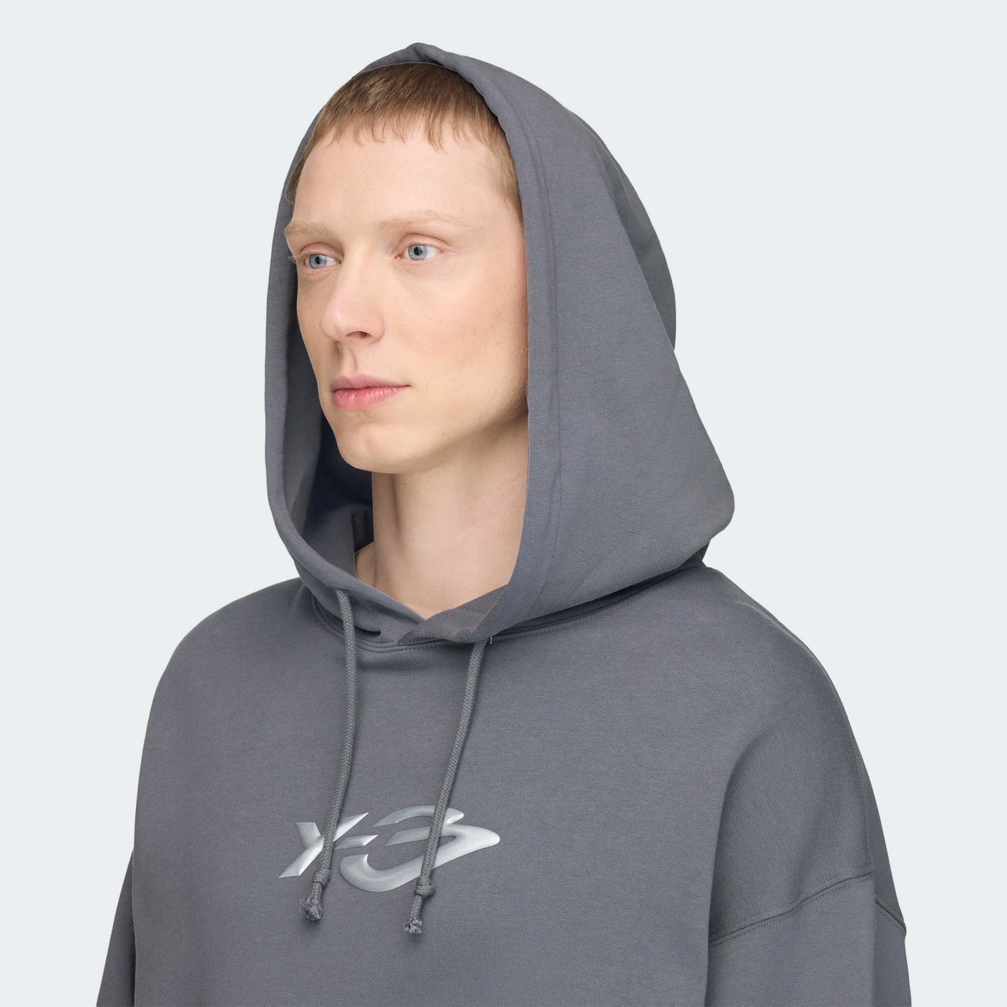 【 Y-3 LIQUID LG FT HD 流體帽TEE - 灰 】
